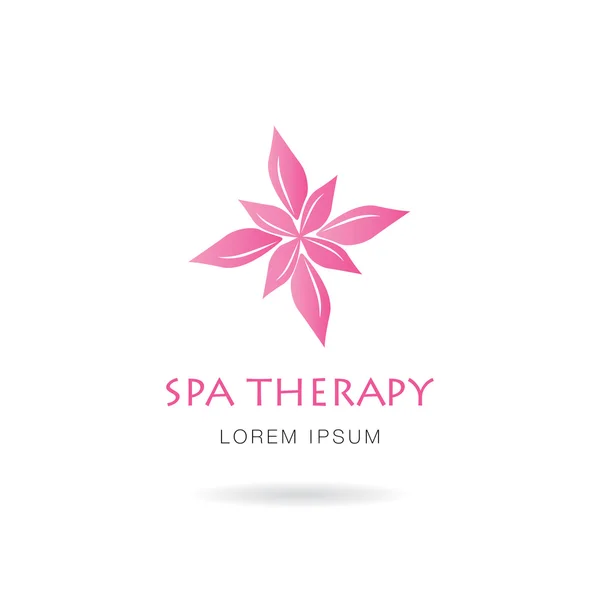 Spa therapie logo ontwerp — Stockvector