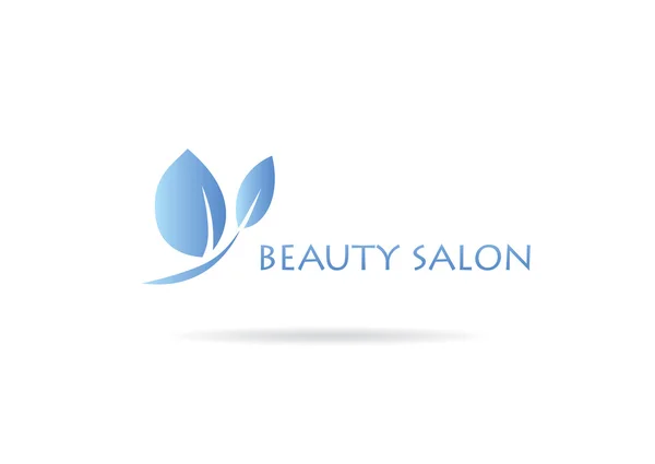 Desain logo salon kecantikan - Stok Vektor