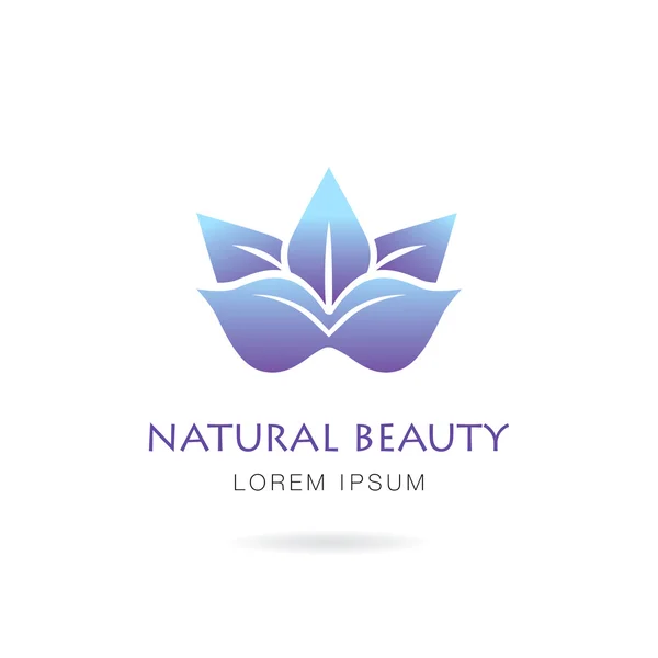 Natuurlijke schoonheid logo — Stockvector