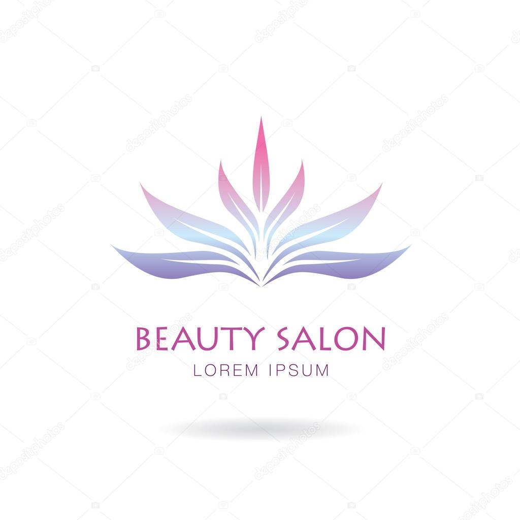 Vector logo design of a spa salon and natural cosmeti