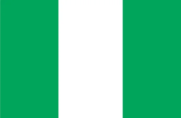 Bandeira da República Federal da Nigéria —  Vetores de Stock