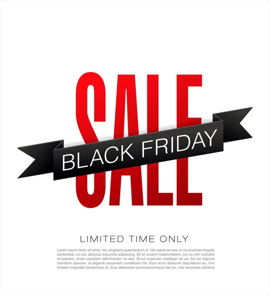 Black friday. Sale — Stock Vector