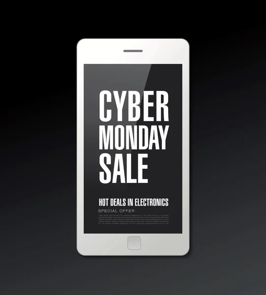 Cyber Δευτέρα Πώληση. — Διανυσματικό Αρχείο