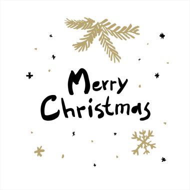 Mutlu Noeller. Noel tebrik kartı