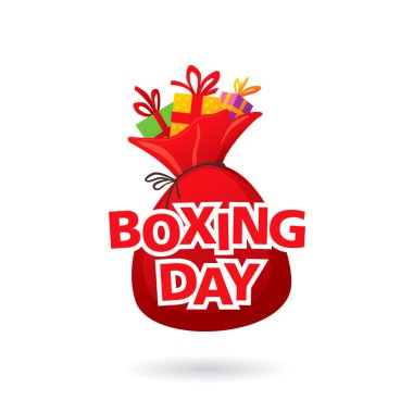 Boxing Günü! Vektör çizim