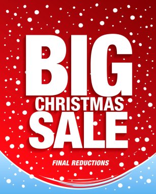 Büyük Noel satış.