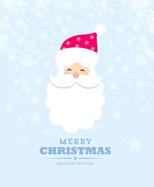 ビンテージ クリスマス グリーティング カード デザイン — ストックベクタ