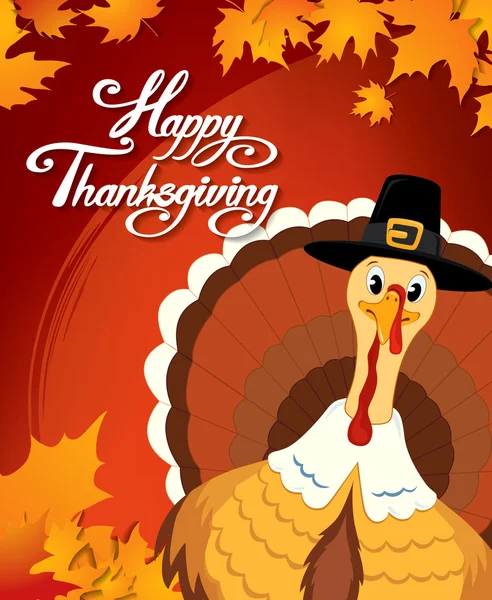 Happy thanksgiving day! — Stock vektor