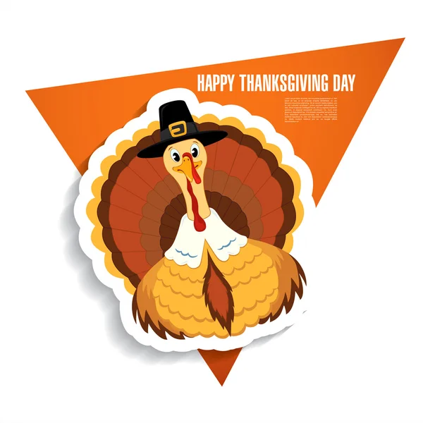 Happy thanksgiving day! — Stock vektor