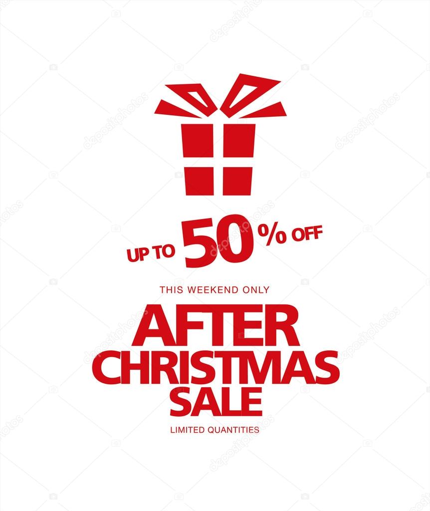 After Christmas sale.