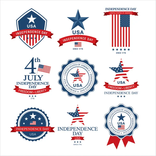 Independence day 4 th july. — Stock Vector
