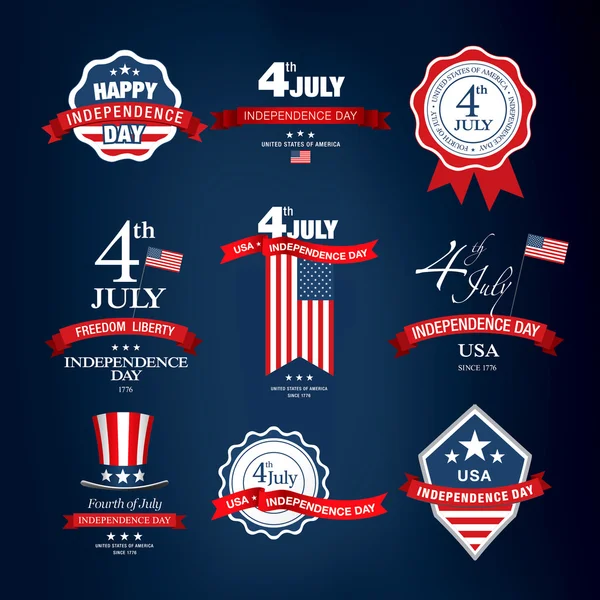 Independence day 4 th july. — Stock Vector