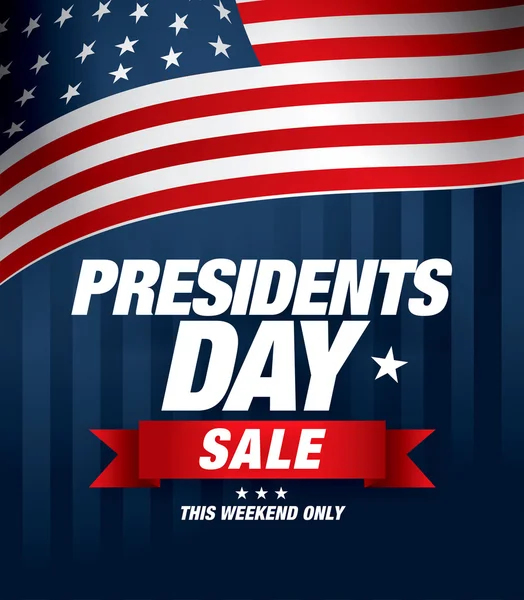 Presidents day sale — Stock Vector