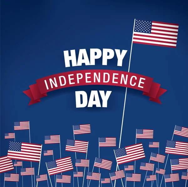 День незалежності 4 липня — стоковий вектор