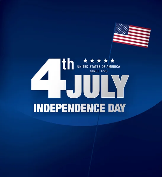 Independence day 4 th juli. — Stockvector
