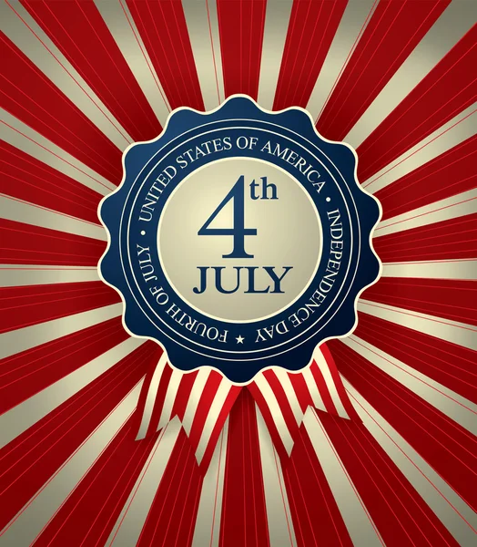 День незалежності четвертий липня — стоковий вектор