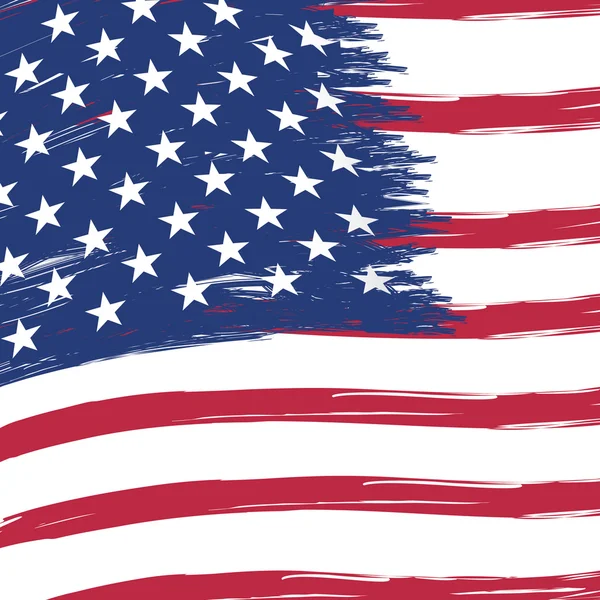 アメリカの国旗のバック グラウンド — ストックベクタ