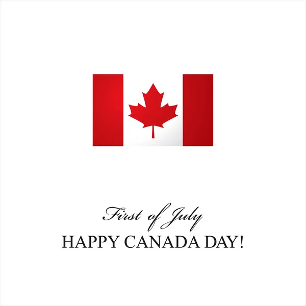 Felice giorno del Canada! — Vettoriale Stock