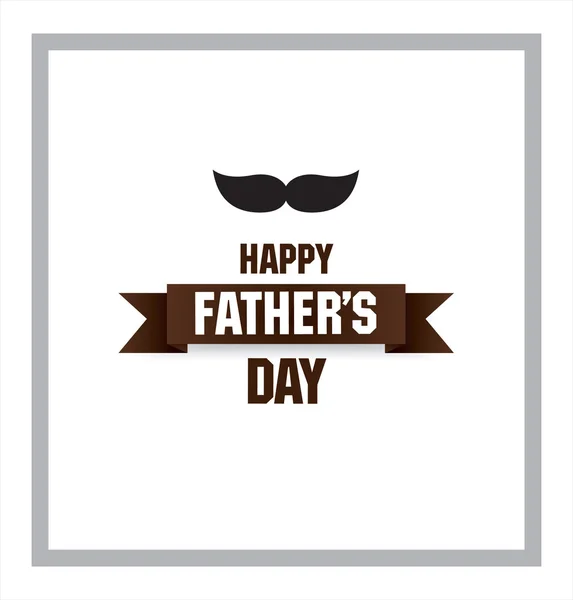 Šťastný otec den! design karty — Stockový vektor