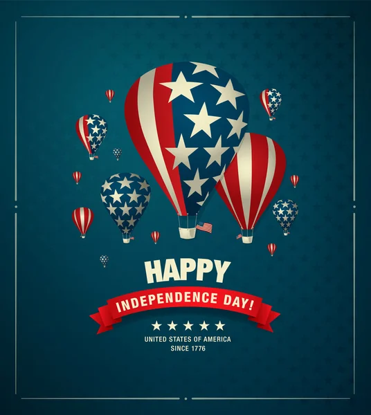 Feliz día de independencia — Vector de stock