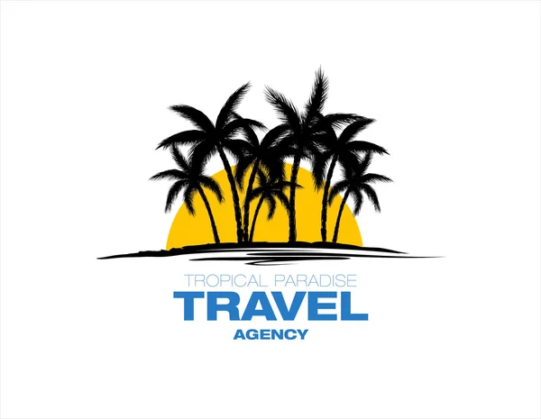 Logotipo da agência de viagens — Vetor de Stock