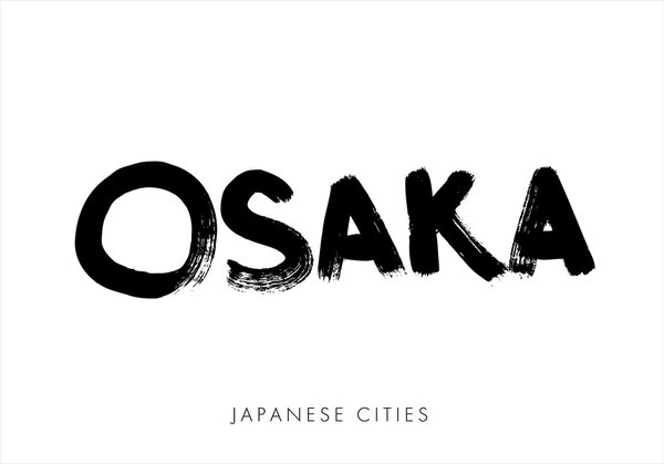 Osaka. Japanese city.