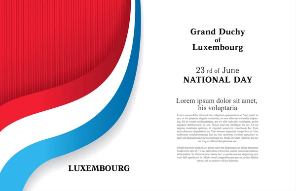 Grand Duchy of Luxembourg. — Stock Vector