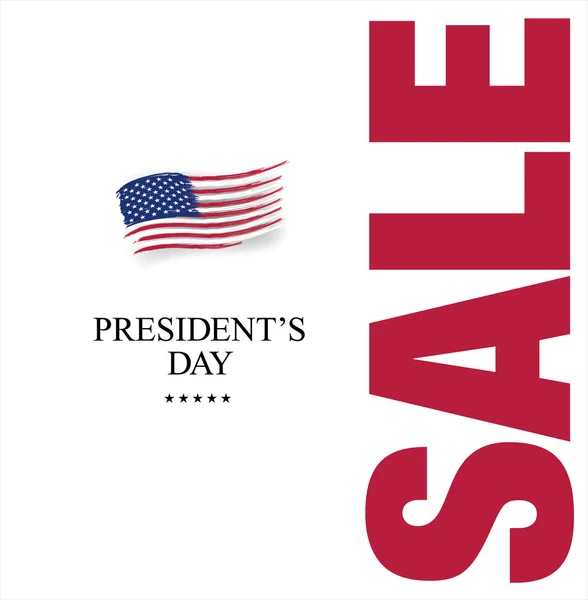 Elnökeinek Day Sale — Stock Vector