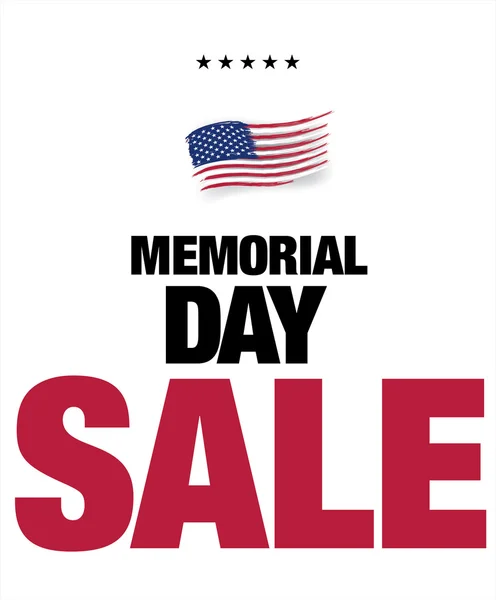 Venta de Memorial Day — Vector de stock