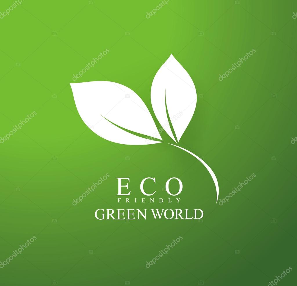 Eco natural green concept