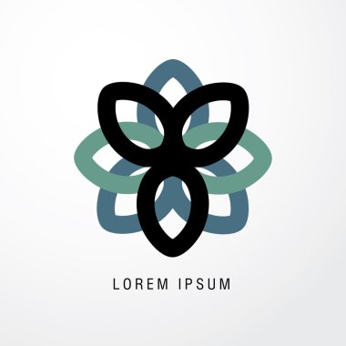 soyut kurumsal logo tasarım şablonu