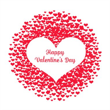 Sevgililer günü tebrik kartı.