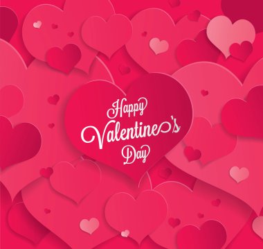 Sevgililer günü tebrik kartı