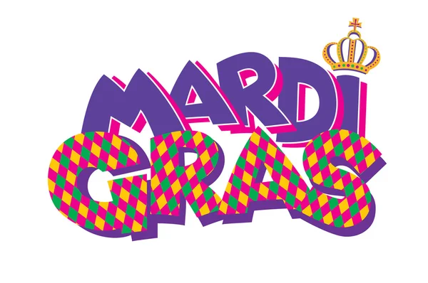 Mardi gras spandoek. — Stockvector