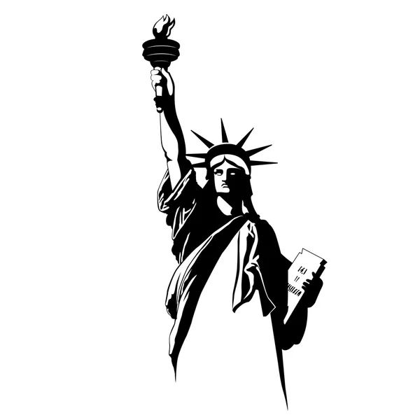 The Statue of Liberty symbol — Stock Vector
