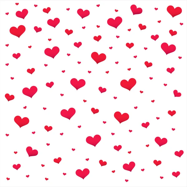 Valentýnské srdce pozadí — Stockový vektor