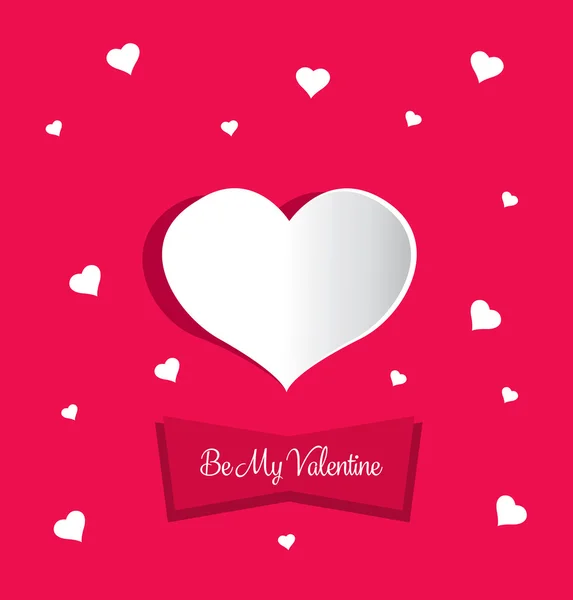 Valentine's greeting card — Stock Vector