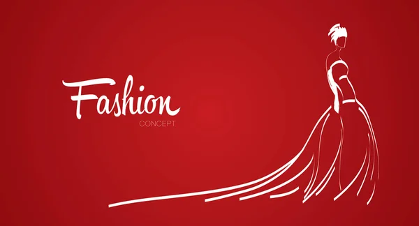 Fashion logo style concept — Stock Vector