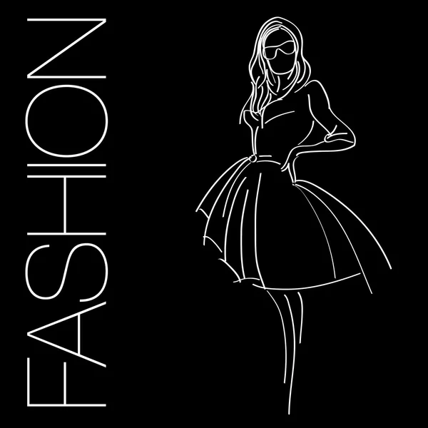 Fashion logo style concept — Stock Vector