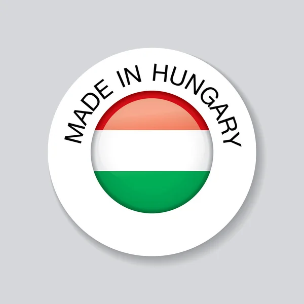 Készült a magyarországi ikon — Stock Vector