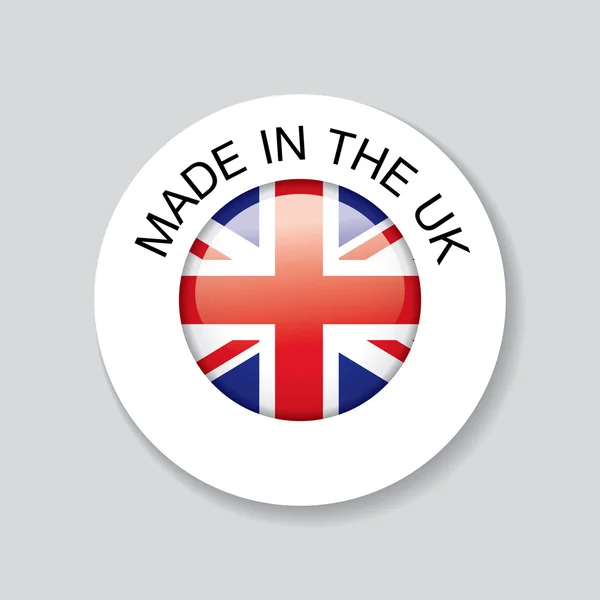 Gjort i Storbritannien ikonen — Stock vektor