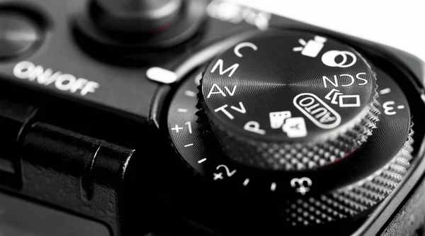 Camera Modus Wijzerplaat Handmatige Modus Close Macro — Stockfoto