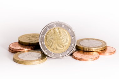 euro coins clipart