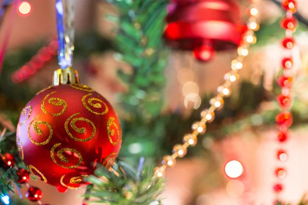Bolas de decoraciones de Navidad — Foto de Stock