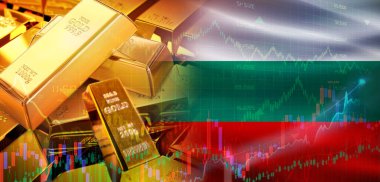 Bulgar bayrağına istiflenmiş altın külçeleri. Bulgaristan 'ın altın rezervleri, Kavram