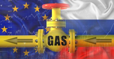 Rus doğalgaz ihracat boru hattı Avrupa Birliği 'ne. Rusya 'dan Avrupa Birliği' ne mali tabloda doğalgaz ihracatı