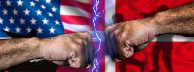 Danimarka, ABD 'nin politik gerilimine karşı. ABD ve Danimarka çıkar çatışması