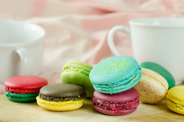 Macaron many colors in the morning — Stock Photo, Image