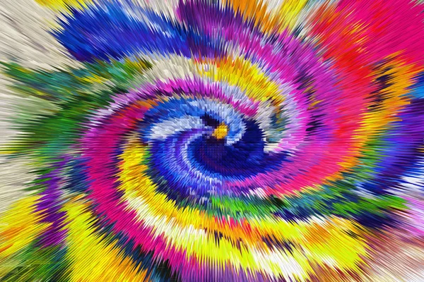 Кольоровий екструзійний квітковий фон, яскравий барвистий абстрактний, ext — стокове фото