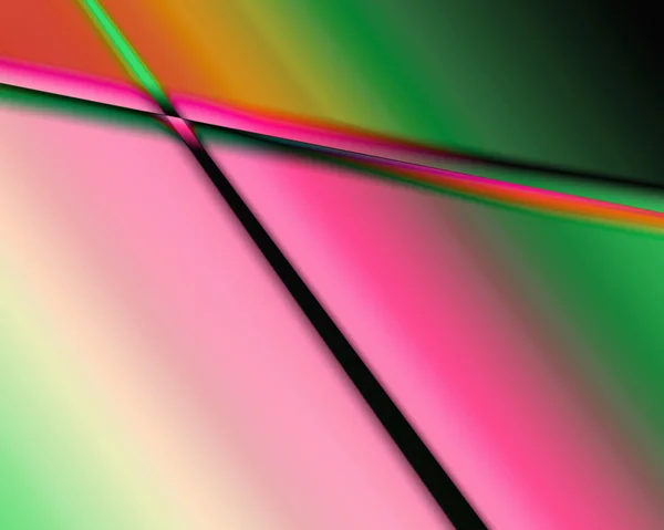 Farbenfroh leuchtende Grafik abstrakt, geometrische Formen, Illustratio — Stockfoto